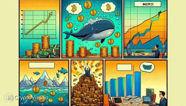 Czy wieloryby Bitcoin mogą wypromować BTC ponad 60K