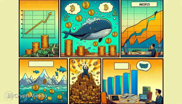 비트코인 고래들이 BTC를 60,000달러를 넘게 할 수 있을까?