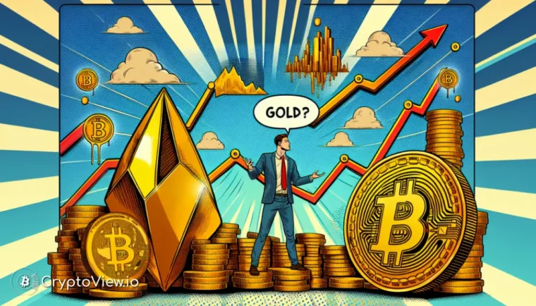 Har Bitcoin ETF'er overhalet guld?