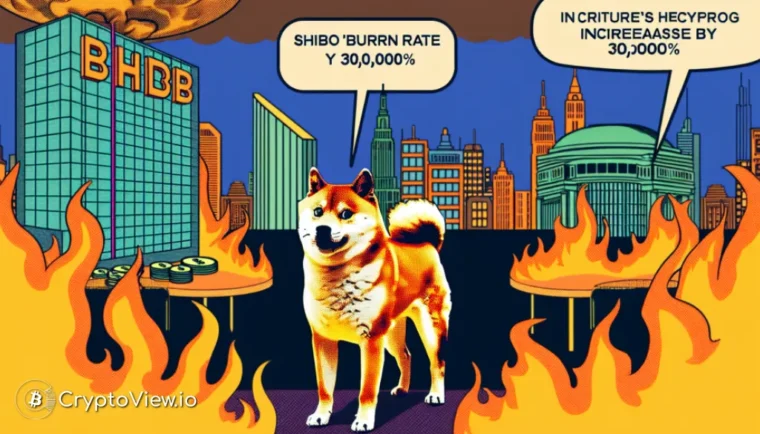 Shiba Inu燃烧率飙升？