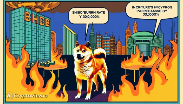 Shiba Inu 버닝 비율 급증 중입니까?