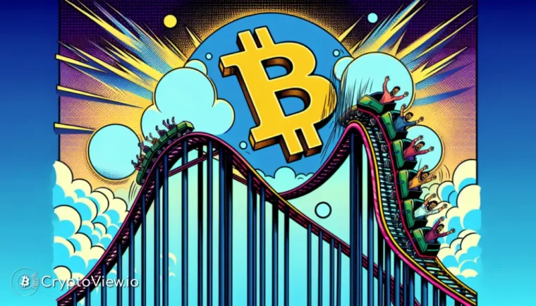 Steht Bitcoin kurz vor einem Rückgang unter 61.000 $?