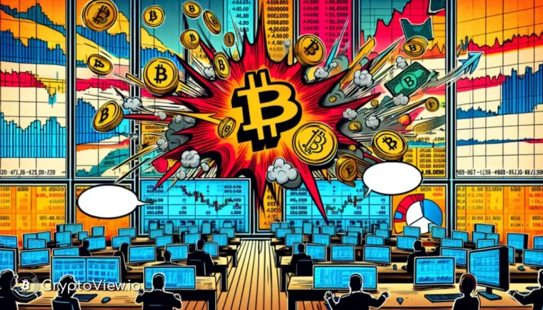 Perché Bitcoin è crollato contro l'euro su Coinbase?