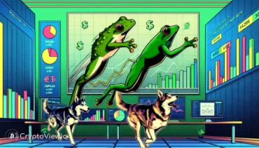 Overstraalt PEPE DOGE en SHIB?