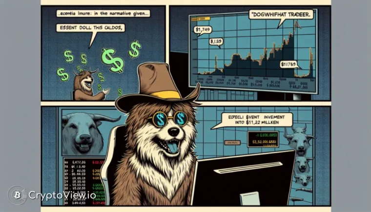 어떻게 Dogwifhat 트레이더가 1.8천 달러를 수백만 달러로 바꿨습니까?