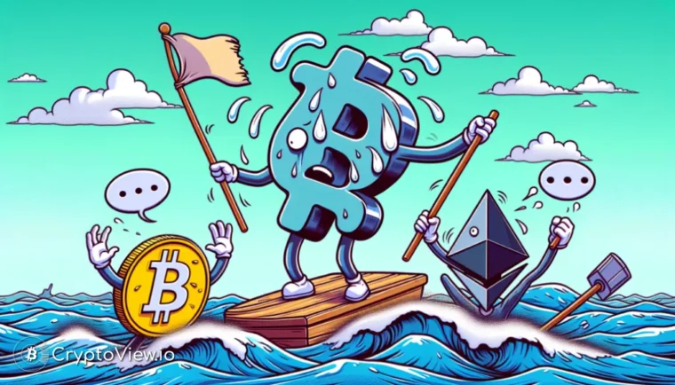 비트코인, 대규모 하락 조정을 향해 가고 있나요?