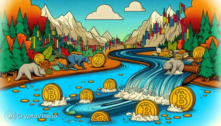 Снижается ли рынок ETF на месте Биткойна в США?