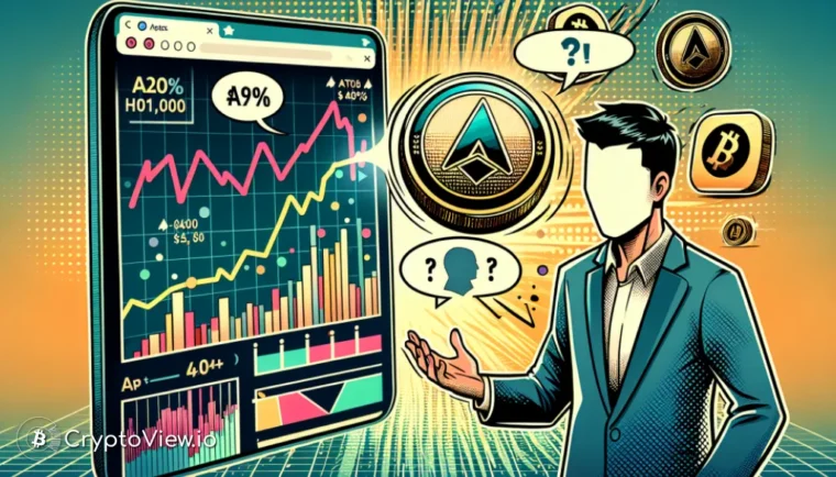 Sliter Aptos med å passere $20?