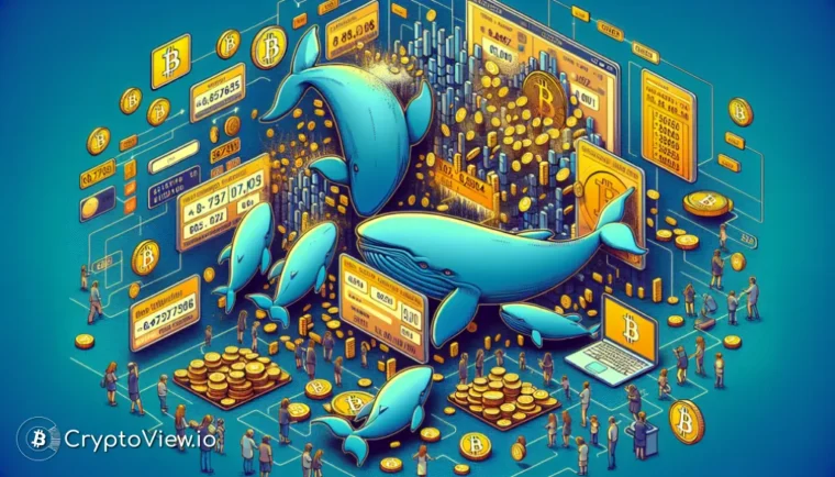 대규모 비트코인 이체를 신호하는 것은 무엇인가요?