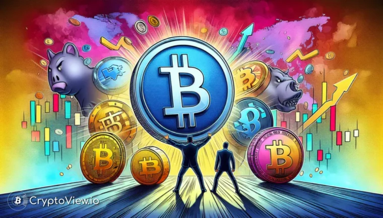 비트코인의 지배력이 증가하고 있습니까?