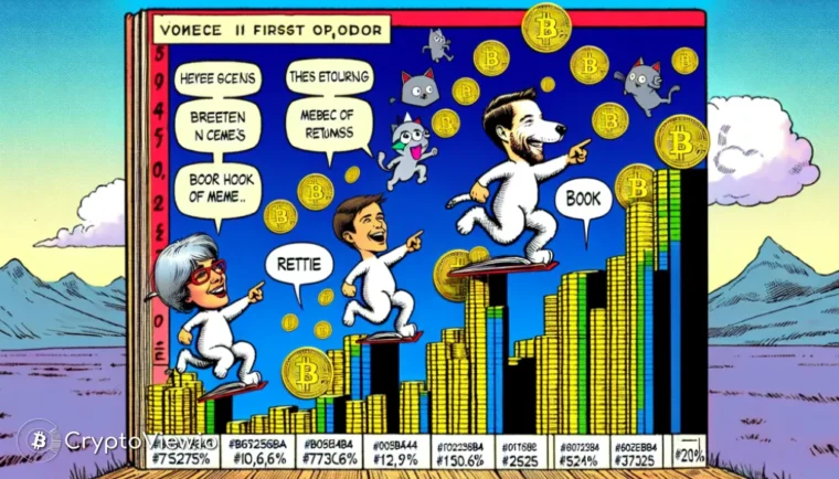 Como se saíram as Moedas de Meme no início de 2024?