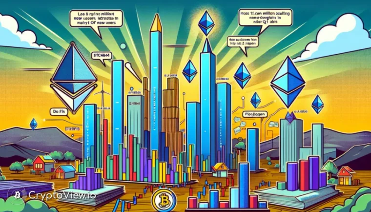 لماذا تتصدر إيثيريوم وبوليجون في نمو عدد المستخدمين؟