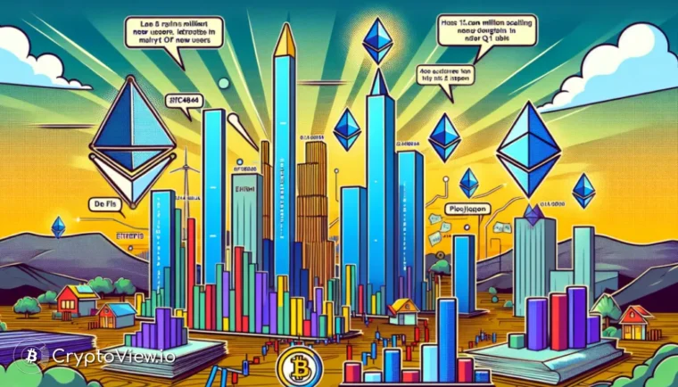 Perché Ethereum e Polygon sono in testa alla crescita degli utenti?