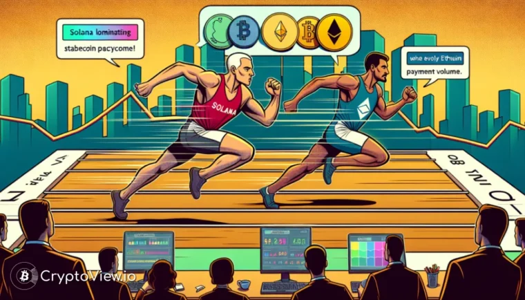 ¿Está Solana superando a Ethereum en transacciones de stablecoins?