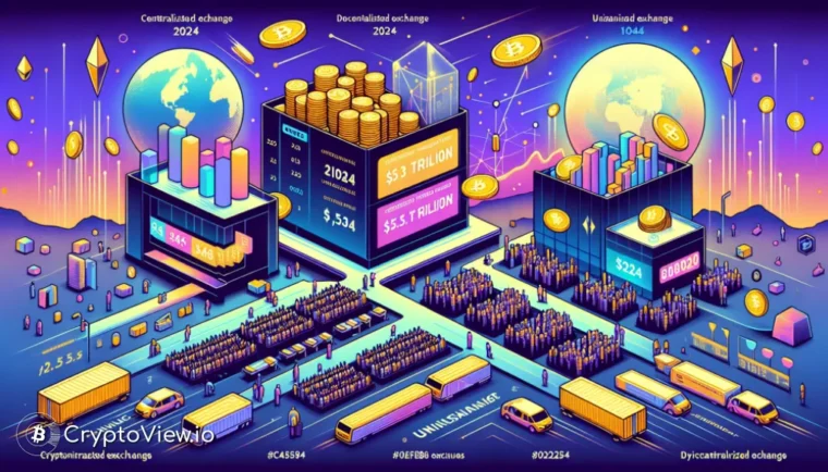 Jak wzrosły obroty kryptowalut w początkach 2024 roku?