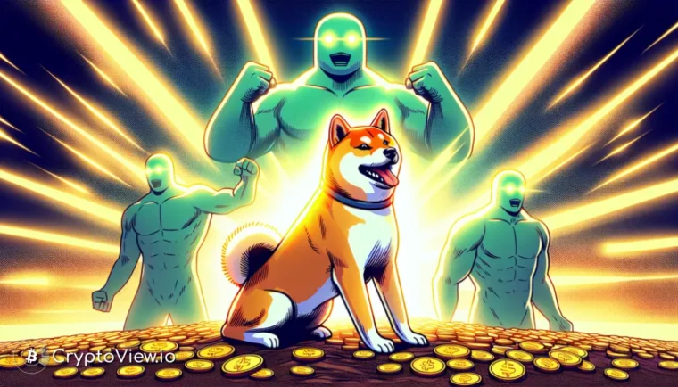 SHIB이 고래 중심의 급증을 목격하고 있습니까?