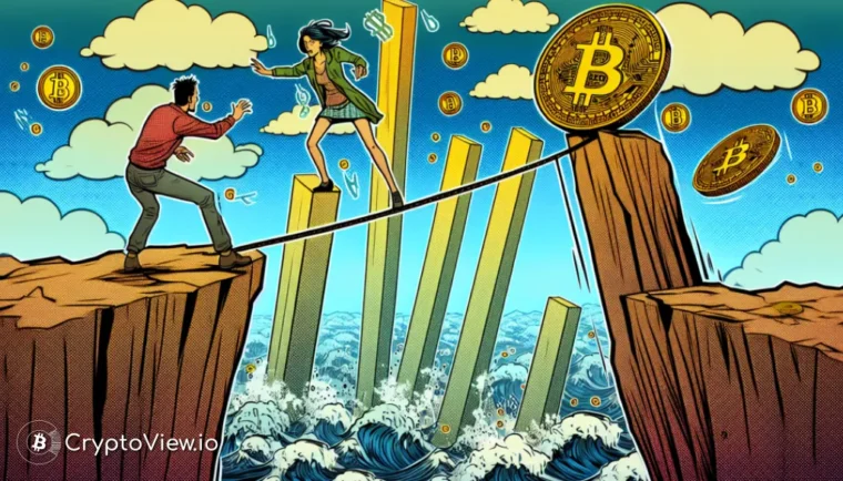 ¿Se Encuentra Bitcoin en Riesgo de una Pronunciada Caída?