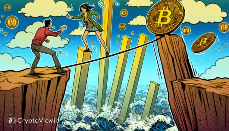 Gaat Bitcoin Af op een Steile Daling?