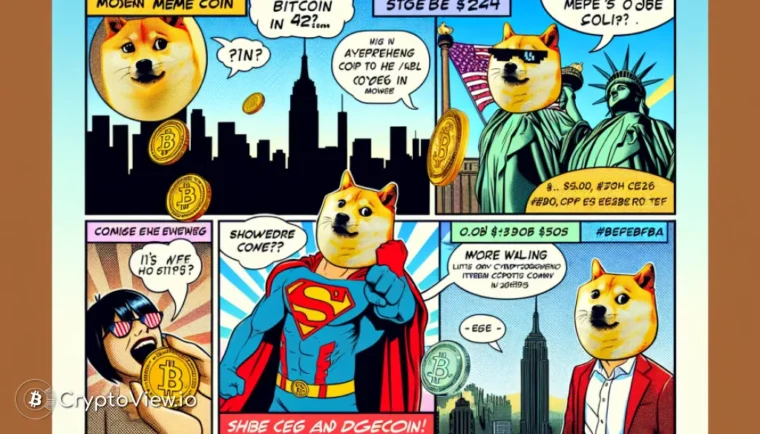 Zullen Meme Coins in 2024 $25 miljard bereiken?