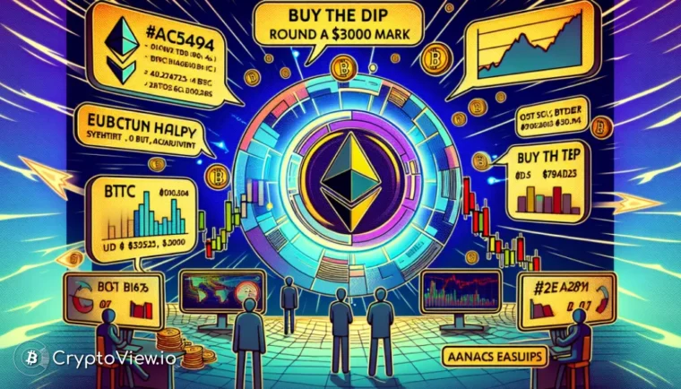 Ethereum pronta per il recupero dopo un forte calo?