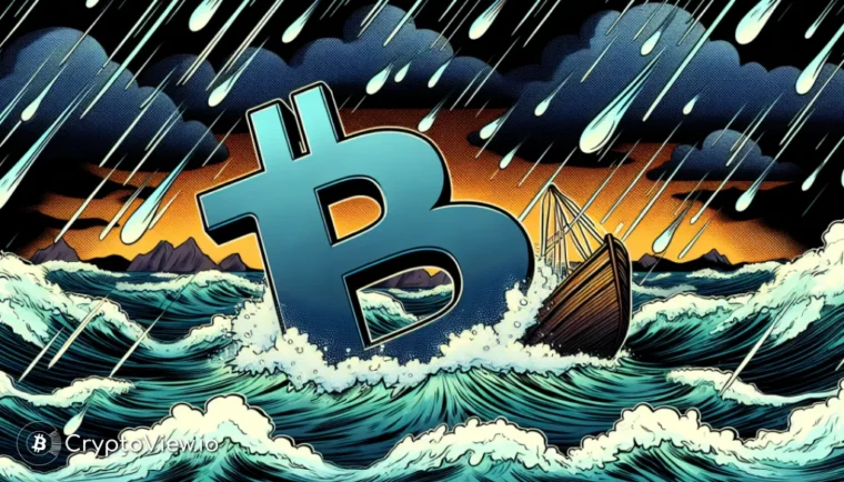 È imminente un calo del prezzo di Bitcoin a $55.000?