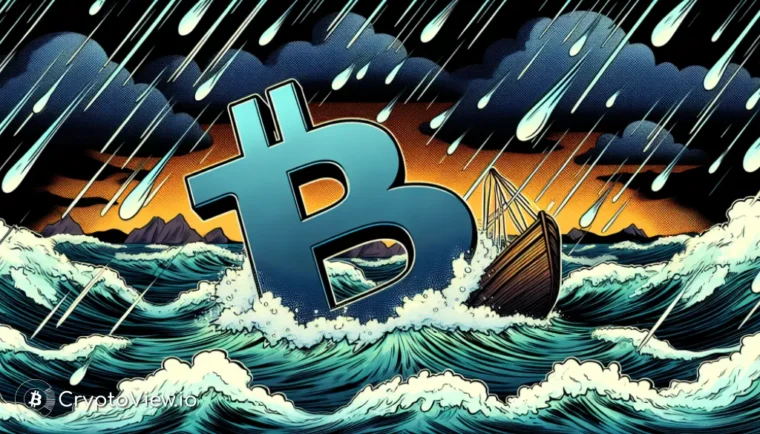 Está iminente uma queda no preço do Bitcoin para $55.000?