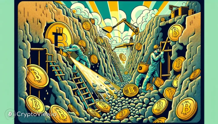 Os Mineradores de Bitcoin Sacaram Antes do Halving?