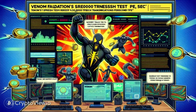 Venom Foundation의 스트레스 테스트가 150,000 TPS에 도달했습니까?
