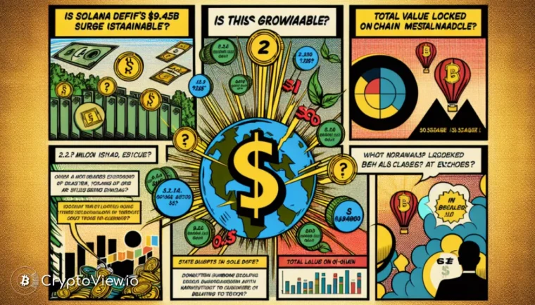 क्या Solana DeFi का $9.45B का उछाल टिकाऊ है?