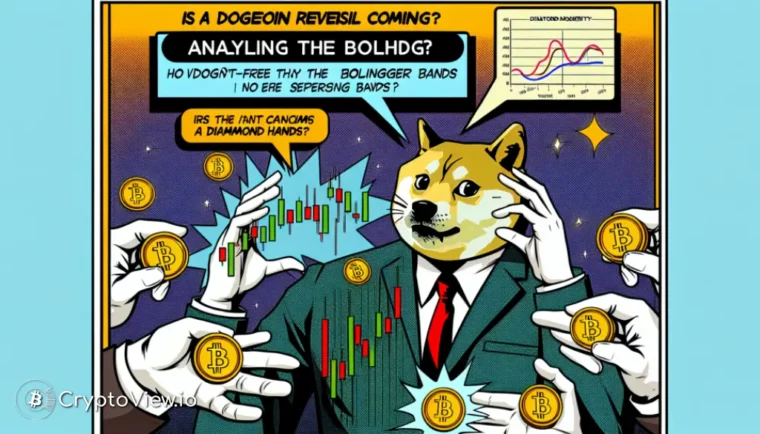 Назревает ли разворот Dogecoin? Анализ полос Боллинджера