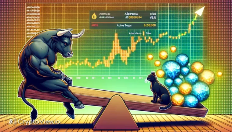 ¿Por qué el precio de Algorand se mantiene plano a pesar de un aumento en las direcciones activas?