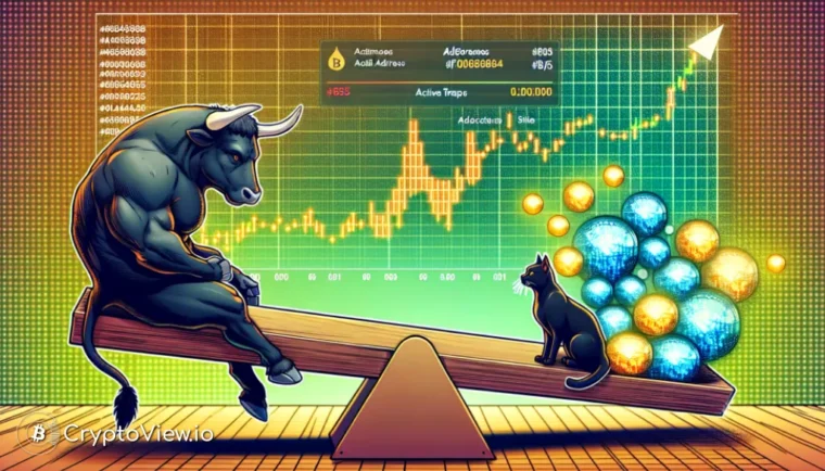 Hvorfor er Algorands pris flat til tross for en økning i aktive adresser?