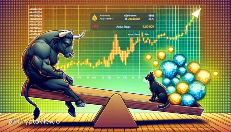 Por que o preço de Algorand está estagnado apesar de um aumento no número de endereços ativos?