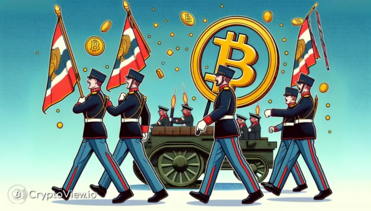 Coinbase의 군대 퍼레이드 후원이 역효과를 냈을까?