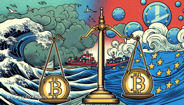 La crypto peut-elle bénéficier de la guerre commerciale UE-États-Unis ?