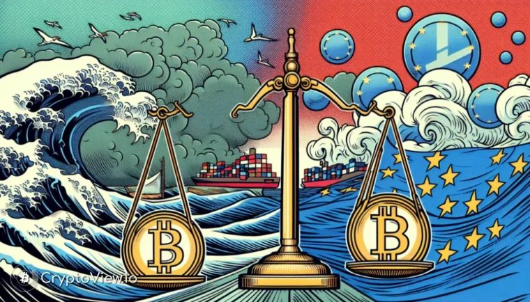 Czy kryptowaluty mogą skorzystać na wojnie handlowej między UE a USA?