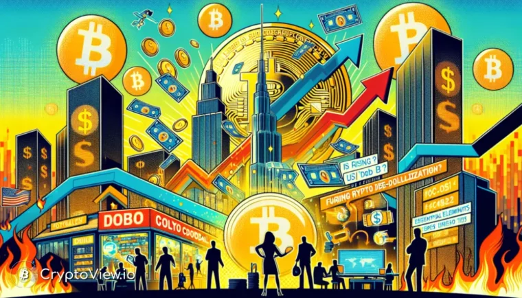 A Dívida Crescente dos EUA Está Impulsionando a Desdolarização das Criptomoedas?