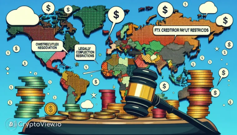 Quais são as restrições de pagamento aos credores da FTX?