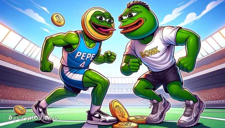 PEPE vs BONK : Quel memecoin mènera la prochaine course haussière ?
