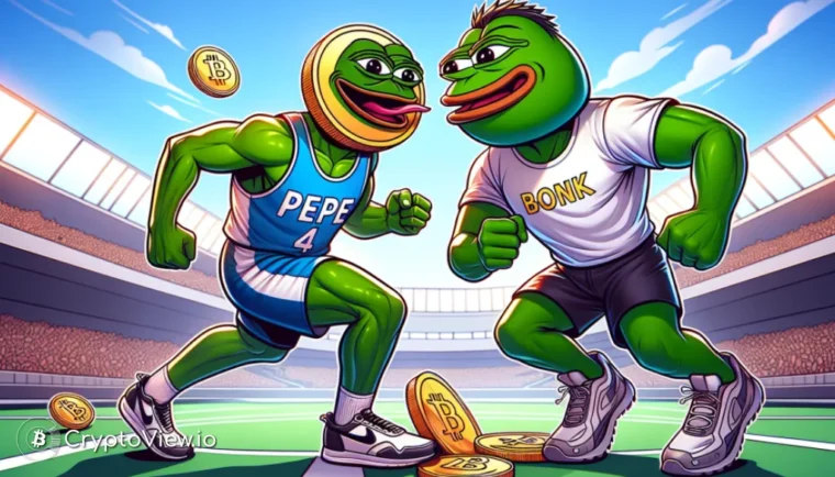PEPE対BONK：次の強気相場をリードするのはどのミームコインか？