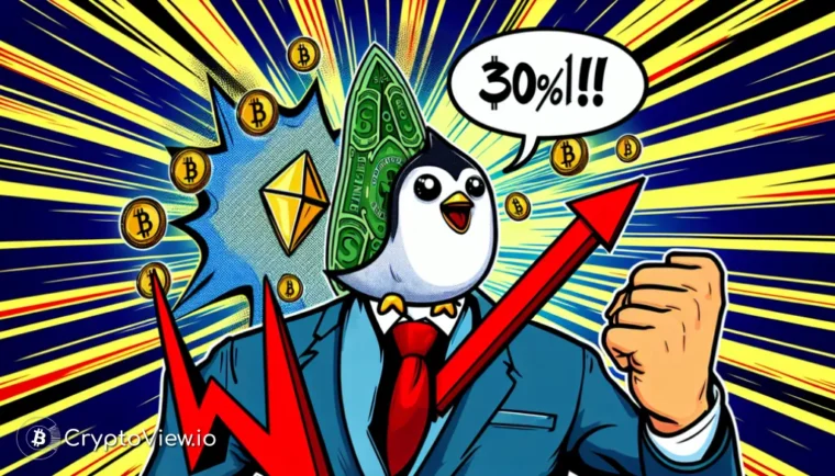 솔라나 기반 알트코인 PENGU, 추가 상승 준비 완료?