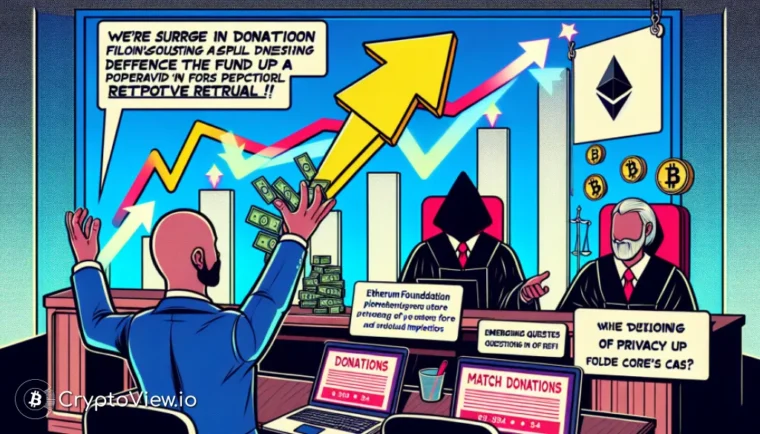 在流审判决后,Roman Storm 的法律辩护基金是否在增长?