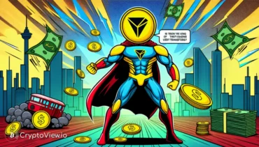 Tron이 USDT 전송의 왕인가?