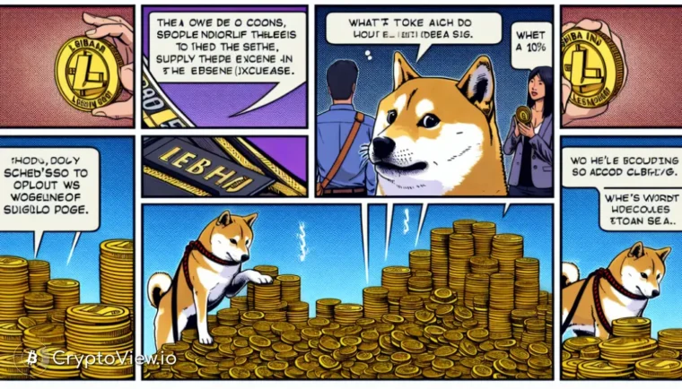 Co się dzieje z podażą Shiba Inu LEASH?