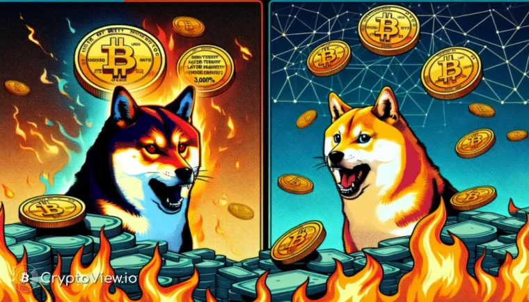 هل يمكن لمكافآت رهان Layer Brett أن تتفوق على عمليات حرق Shiba Inu؟