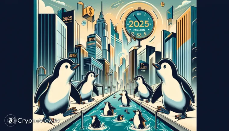 Vil Pudgy Penguins vralte seg inn på Wall Street innen 2027?