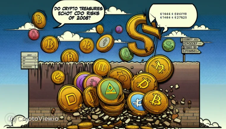 ¿Las Tesorerías Cripto se Hacen Eco de los Riesgos de los CDO de 2008?