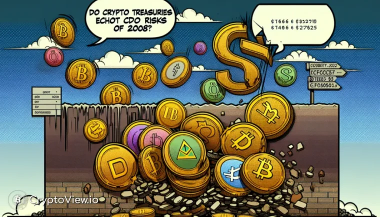 Les trésoreries crypto font-elles écho aux risques des CDO de 2008 ?