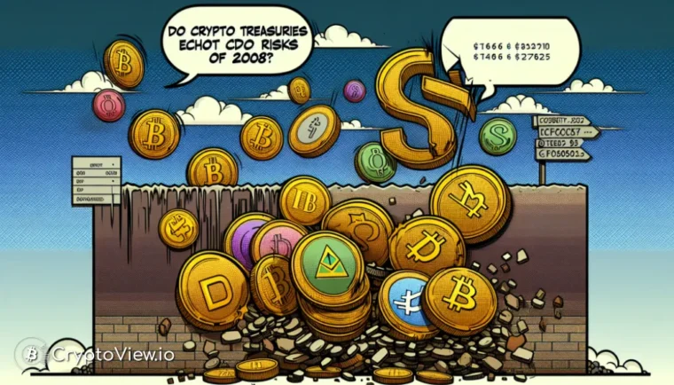 As Tesourarias de Cripto Ecoam os Riscos de CDOs de 2008?