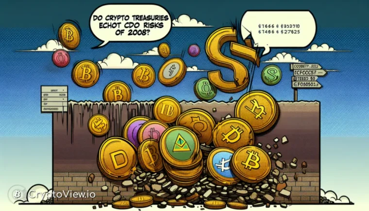 암호화폐 국고가 2008년 CDO 위험을 반영하는가?